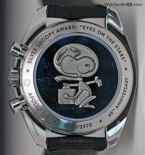 omega speedmaster moonwatch - apollo 13 45th silver snoopy awards|omega silver Snoopy awards.